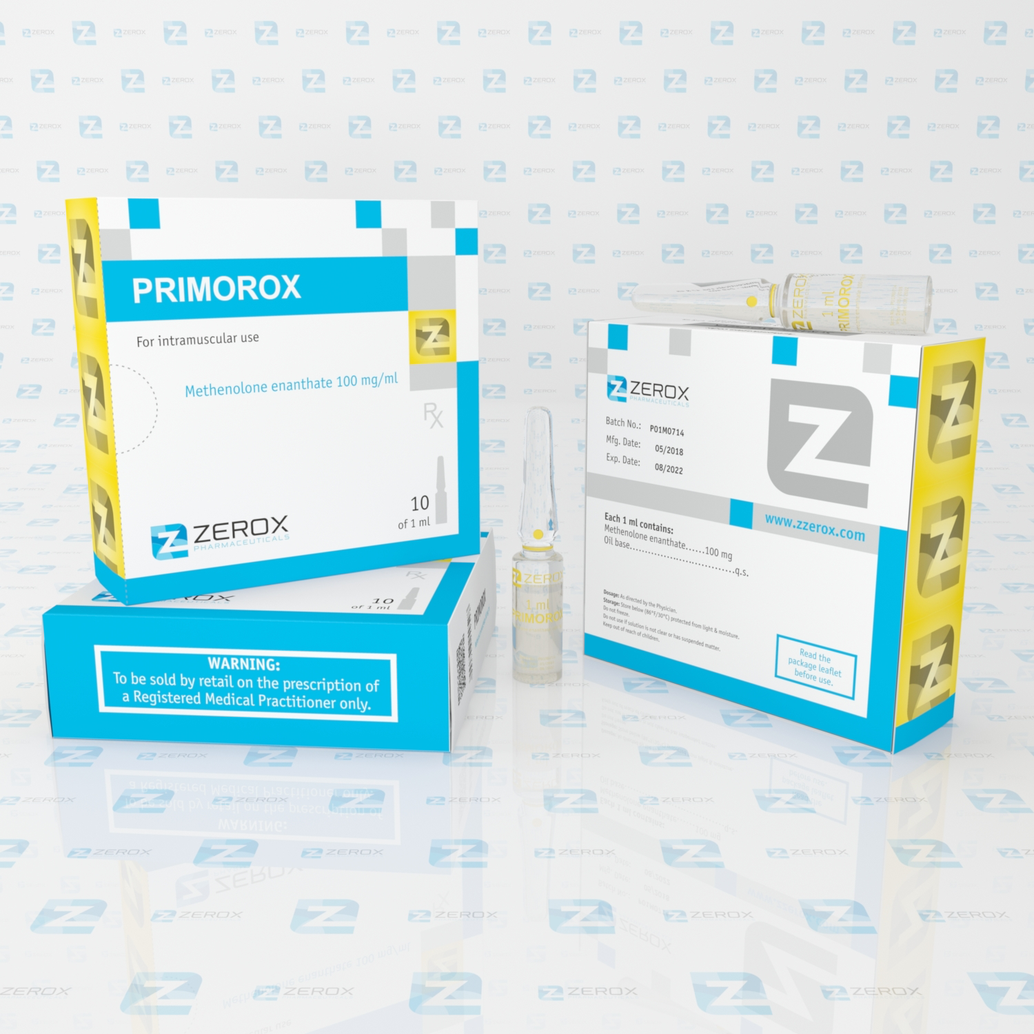 PRIMOROX 10X1ML 100MG/ML ZEROX